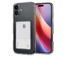 Spigen Crystal Slot Zadní kryt pro Apple iPhone 16 crystal clear