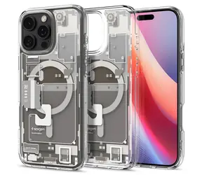 Spigen Ultra Hybrid MagSafe ochranný kryt pro Apple iPhone 16 Pro zero one natural titanium