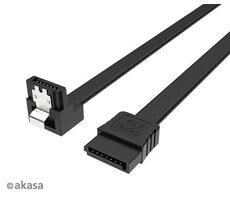 Akasa AK-CBSA09-05BK SATA 3 kabel pravoúhlý 50 cm černá