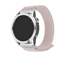FIXED Nylonový řemínek Nylon Sporty Strap pro Garmin QuickFit 22mm růžově zlatý / doprodej