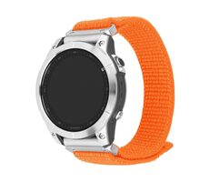 FIXED Nylonový řemínek Nylon Sporty Strap pro Garmin QuickFit 26mm oranžový / doprodej