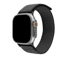 FIXED Nylonový řemínek Nylon Sporty Strap pro Apple Watch Ultra 49mm tmavě šedý