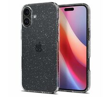 Spigen Liquid Crystal Glitter ochranný kryt pro Apple iPhone 16 crystal quartz