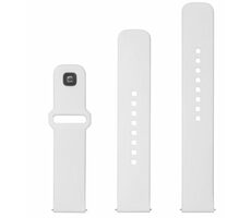 FIXED Set silikonových řemínků Silicone Sporty Strap s Quick Release 22mm pro smartwatch bílý