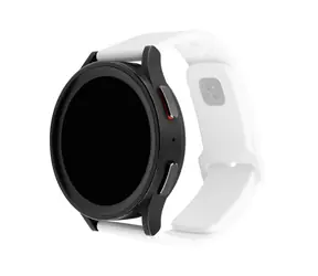 FIXED Set silikonových řemínků Silicone Sporty Strap s Quick Release 22mm pro smartwatch bílý