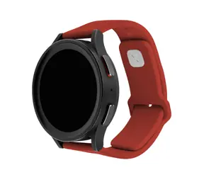 FIXED Set silikonových řemínků Silicone Sporty Strap s Quick Release 22mm pro smartwatch červený