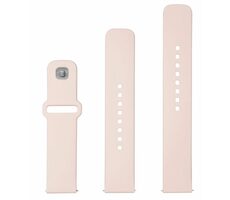 FIXED Set silikonových řemínků Silicone Sporty Strap s Quick Release 22mm pro smartwatch růžový