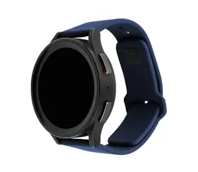 FIXED Set silikonových řemínků Silicone Sporty Strap s Quick Release 22mm pro smartwatch modrý