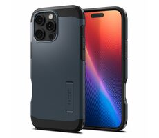 Spigen Tough Armor MagSafe ochranný kryt pro Apple iPhone 16 Pro metal slate