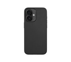Epico Mag+ Leather ochranný kryt s MagSafe pro Apple iPhone 16 černá