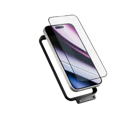 Epico ImpactBuffer Glass 3D Ochranné sklo pro Apple iPhone 16 Pro / s instalačním rámečkem