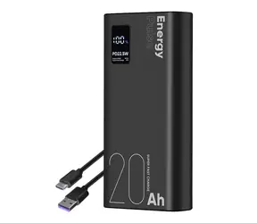 Obal:Me EnergyPulse Powerbanka 20000mAh 22.5W černá