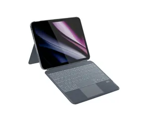 Epico Backlit Keyboard Case kryt s klávesnicí pro Apple iPad Pro 11"(2018-2022)/Air 10.9"/11" - maďarština šedá
