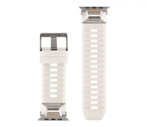 Tactical Tough Band pro Apple Watch Ultra Light Grey/Silver
