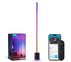 Govee Floor Lamp Pro RGBICWW LED lampa s reproduktorem + ovladač / 60W / 2100 lm / BT / WiFi / RGBIC / ovladač 