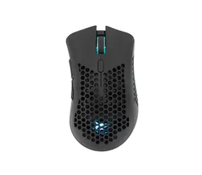 White Shark LIONEL černá / Herní bezdrátová myš / optická / 10000 DPI / 6 tlačítek / RGB / USB