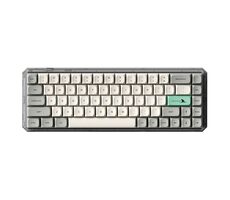 Darmoshark K5 Light luxury version šedá / Herní bezdrátová klávesnice / mechanická / USB / 2.4G 