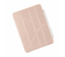 Pipetto Origami No3 Pencil Case Ochranný kryt pro Apple iPad 10.9" (2022) metalicky růžová