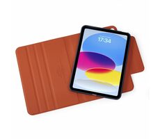 Pipetto Origami No5 Rotating Folio Case Ochranný kryt pro Apple iPad 10.9" (2022) tmavě modrá