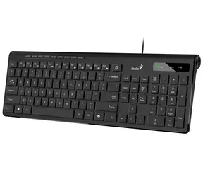 GENIUS Slimstar 230 II černá / Drátová / Copilot / USB / CZ+SK layout