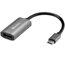 Rozbaleno - Sandberg HDMI Capture Link(F) do USB-C (M) konvertor             / rozbaleno