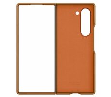 Samsung Ochranný kryt z veganské kůže pro Samsung Galaxy Z Fold 6 hnědá