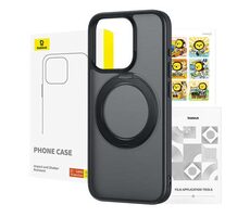 Baseus P60161004101-03 SkyRing Pouzdro Apple iPhone 13 Pro černá / + tvrzené sklo