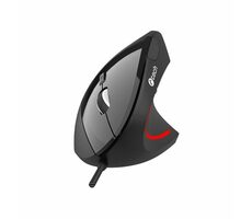 C-TECH VEM-09C / vertikální drátová myš / 1600DPI / 6 tlačítek / USB
