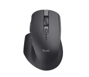 Trust Ozaa+ černá / Bezdrátová myš / optická / 3200 DPI / 6 tlačítek / RF 2.4GHz / Bluetooth 