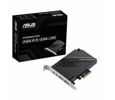 ASUS rozšiřovací karta USB4 PCIe Gen4 / PCIe 4.0 x4 / 2x USB4 Typ-C / 2x DP