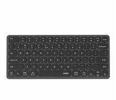Rapoo UCK-6001 Ultra-slim černá / Bezdrátová klávesnice / 8v1 / ultra-tenká