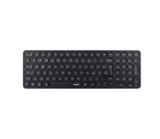 Rapoo E9310M Multi-mode šedá / Bezdrátová klávesnice / 2.4 GHz / BT 4.0 a 5.0 / ultra-tenká / 2x AAA baterie