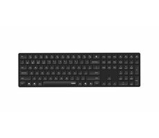 Rapoo E8020M Multi-mode černá / Bezdrátová klávesnice / 2.4 GHz / BT 3.0 a 5.0 / ultra-tenká / 2x AAA baterie