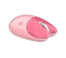 MOFII M3DM růžová / Bezdrátová optická myš / Bluetooth / 2.4 GHz USB-A přijímač / 1600 DPI / 1x AA