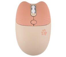 MOFII M3DM béžová / Bezdrátová optická myš / Bluetooth / 2.4 GHz USB-A přijímač / 1600 DPI / 1x AA