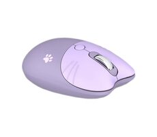 MOFII M3DM fialová / Bezdrátová optická myš / Bluetooth / 2.4 GHz USB-A přijímač / 1600 DPI / 1x AA