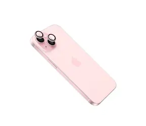 FIXED Ochranná skla čoček fotoaparátů Camera Glass pro Apple iPhone 16/16 Plus růžová