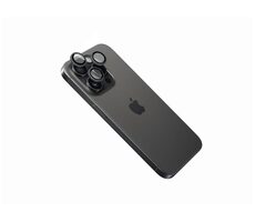 FIXED Ochranná skla čoček fotoaparátů Camera Glass pro Apple iPhone 16 Pro/16 Pro Max černá