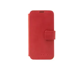 FIXED Kožené pouzdro typu kniha ProFit pro Apple iPhone 16 Pro červené
