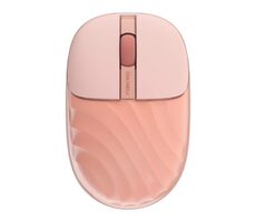 Dareu LM135G růžová / Bezdrátová optická myš / 1200DPI / 3 tlačítka / 2.4G