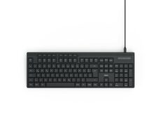 Hama CK-200 klávesnice černá / drátová / USB-A/C / 1.8m / CZ & SK