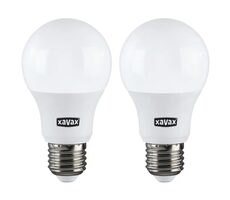 Xavax LED žárovka 2ks / Patice E27 / 806 lm (nahrazuje 60 W) / teplá bílá