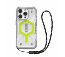 UAG Pathfinder Clear Magsafe ochranný kryt pro Apple iPhone 16 Pro active neon lanyard