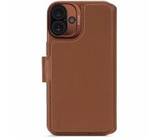 Decoded Leather Detachable Wallet odnímatelné kožené pouzdro pro Apple iPhone 16 hnědá