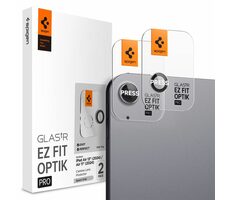 Spigen Glass tR EZ Fit Optik Pro 2 Pack ochranné sklo čoček pro Apple iPad Air 13" (2024) & 11" (2024) šedá