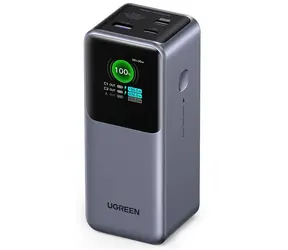 UGREEN Quick Charging 130W / Powerbanka / 20000 mAh / 130 W / 2x USB-C / 1x USB-A / TFT Displej