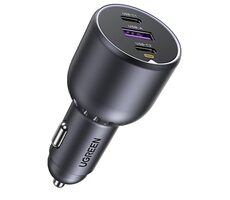UGREEN 35025 130W 3-Port Fast Car Charger / Nabíječka do auta / 130 W / 2x USB-C / 1x USB-A 