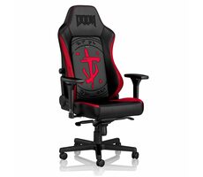 noblechairs HERO DOOM Edition / Herní židle / syntetická kůže / nastavitelná / pojízdná kolečka / nosnost 150 kg 