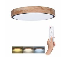 Solight WO8005 LED osvětlení s dálkovým ovladačem Iron Oak / 48W / 3360lm / průměr 40cm