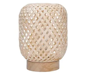 Solight WO3107 ratanová LED lucerna s LED žárovkou / teplá bílá / 3x AAA / 19cm